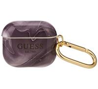 GUESS - Cover Per Airpods 3 New Marble Anti-urto, Nero / Oro