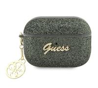 Custodia Guess AirPods Pro 2, verde - 4G Glitter Flake