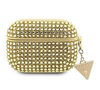 Custodia Guess con strass e triangolo in oro - AirPods Pro 2