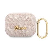 Guess GUAP4GSMP Custodia per AirPods Pro rosa 4G Script Metal Collection