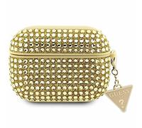 Guess GUAPHDGTPD - Custodia per AirPods Pro con strass dorati