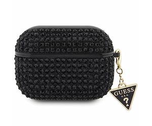 Guess GUAPHDGTPK - Custodia per AirPods Pro, con strass, colore: Nero