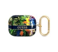 Guess GUAPHHFLB Custodia per AirPods Pro con cinturino a fiore - Blu