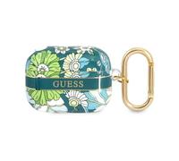 Guess GUAPHHFLN Custodia per AirPods Pro con cinturino a fiori - Verde