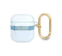 Guess GUAPHHTSB Custodia AirPods Pro con cinturino - Blu