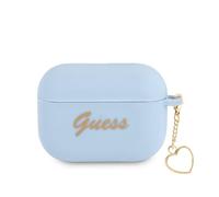 Guess GUAPLSCHSB - Custodia per AirPods Pro, in silicone, colore: Blu