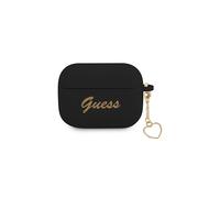 Guess GUAPLSCHSK FEA3SILRE - Custodia per AirPods Pro, in silicone, colore: Nero