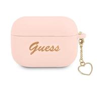Guess GUAPLSCHSP - Custodia per AirPods Pro, in silicone rosa, FEA3SILRE, rosso