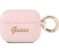 Strato in silicone Traseira Guess Guapsssi Airpods Pro Cover Cor-De-Rosa/Cor-De-Rose Vintage Script