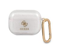 Guess GUAPUCG4GT Custodia per AirPods Pro Collezione Glitter Trasparente