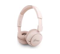 CG MOBILE Guess - Cuffie auricolari Bluetooth 5.3 con logo metallico (rosa)
