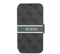 Custodia Guess per iPhone 13 Mini, Grigio - Libreria in ecopelle