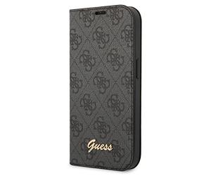 Guess GUBKP14MHG4SHK - Custodia per iPhone 14 Plus da 6,7", colore: Nero/Nero