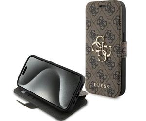 Guess GUBKP15L4GMGBR iPhone 15 Pro 6.1" bronzebraun Schwarz 4G Metal-Logo