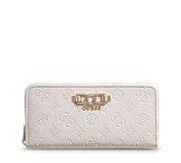 GUESS portafoglio Anise SLG Zip Around Wallet Stone Logo avorio