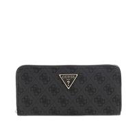 GUESS GUESS PORTAFOGLI DONNA WALLET LAUREL II LARGE AROUND ZIP COAL LOGO SWSG74