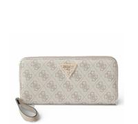 GUESS GUESS PORTAFOGLI DONNA WALLET LAUREL II LARGE AROUND ZIP DARK TAUPE LOGO S
