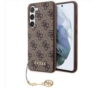 Guess Custodia Rigida Charms Raccolta per Samsung Galaxy S23 Braun Protettiva