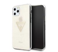Guess GUHCN58SGTLGO iPhone 11 Gold-Hartschale Glitter Triangle