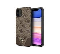 GUESS GUHCN61PU4GHBR - Custodia per iPhone 11 6,1", collezione Triangle