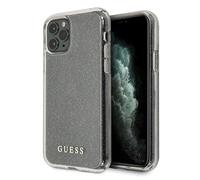 Guess GUHCN65PCGLSI iPhone 11 Pro Silber/Silver Hard Case Glitter