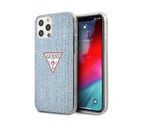 GUESS GUHCP12LPCUJULLB Custodia per Apple iPhone 12 Pro Max, Azzurro