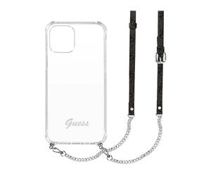 GUESS GUHCP12MKC4GSSI Cover per Apple iPhone 12/12 Pro, Argento