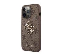 Guess GUHCP13L4GMGBR - Custodia per iPhone13 PRO / 13 6,1", con Logo 4G Big Metal