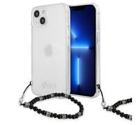Guess GUHCP13SKPSBK iPhone 13 mini 5.4, transparentes Hardcase Black Pearl