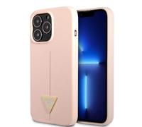 GUESS GUHCP13XSLTGP - Custodia rigida per iPhone 13 Pro Max 6,7", colore: Rosa