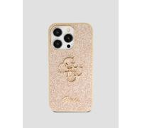 Guess GUHCP14LHG4SGD - Custodia rigida per iPhone 14 Pro 6.1", colore: Oro