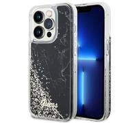 Guess GUHCP14LLCSGSGK iPhone 14 Pro 6.1 Black Hardcase Liquid Glitter Marble