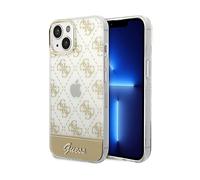 Guess GUHCP14MHG4MHG - Custodia rigida per iPhone 14 Plus da 6,7", colore: Oro/Oro