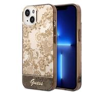 Guess GUHCP14MHGPLHC - Custodia rigida per iPhone 14 Plus da 6,7", collezione Porcelain
