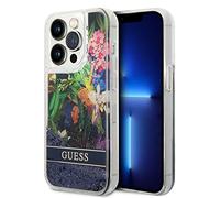 Guess GUHCP14XLFLSB - Custodia rigida per iPhone 14 Pro Max 6,7", colore: Blu