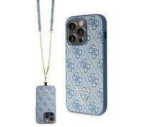 GUESS GUHCP14XP4TDSCPB - Custodia rigida per iPhone 14 Pro Max 6,7", colore: Blu