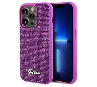 Custodia Guess Disco Metal Script Fucsia - iPhone 14 Pro Max