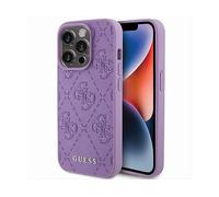 GUESS GUHCP15LP4EPMU Custodia per Apple iPhone 15 Pro, Viola