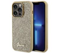 GUESS GUHCP15LPMSDGSD - Custodia rigida per iPhone 15 Pro 6.1", colore: Oro