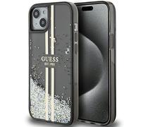 Guess GUHCP15MLFCSEGK Custodia Rigida per iPhone 15 Plus/14 Plus da 6,7", Colore: Nero