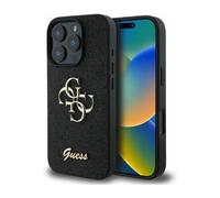 CG Mobile Guess GUHCP16LHG4SGK - Custodia rigida per iPhone 16 Pro 6,3", colore: Nero