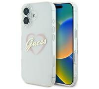 Guess GUHCP16MHCHGSPT iPhone 16 plus 6.7 transparent Hartschale IML Heart