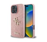 Custodia cover originale Guess glitter brillantini per iPhone 16 Pro Max 6.9"