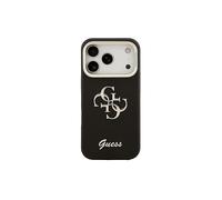 GUESS GUHCP17LPCS4GSK Cover per Apple iPhone 17 Pro, Nero/Oro