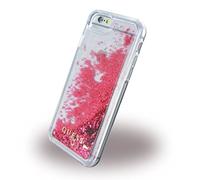 Guess GUHCP7GLUFLRA Duro Custodia per Apple iPhone6/6S/7/8, Glitter/Rasberry