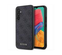Guess GUHCS23FEG4GFGR S23 FE S711schwarz/grau Hardcase 4G Metall Gold Logo