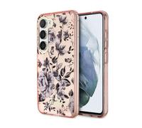 Guess GUHCS23SHCFWSP Custodia Flower Collection, rosa - Galaxy S23
