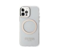 Guess GUHMP12MHTRMD - Custodia rigida per iPhone 12/12 Pro 6.1", colore: Oro
