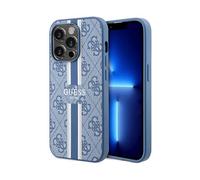 Guess Custodia Per Telefono Guhmp14lp4rpsb Iphone 14 Pro 6.1 Niebieski 4g Printed Stripes