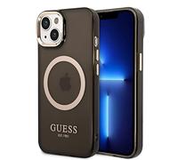 Guess GUHMP14MHTCMK - Custodia rigida per iPhone 14 Plus da 6,7", colore: Nero/N